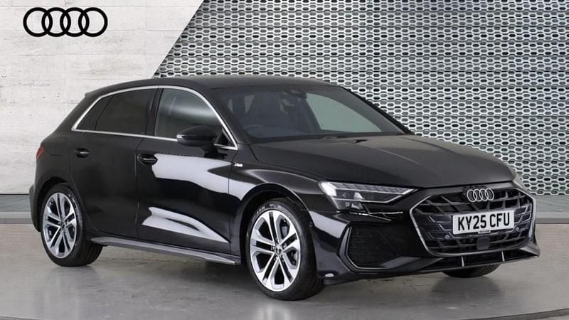 Used Audi A3 S-Line 150 HP (110 kW) 2025 Black Hatchback