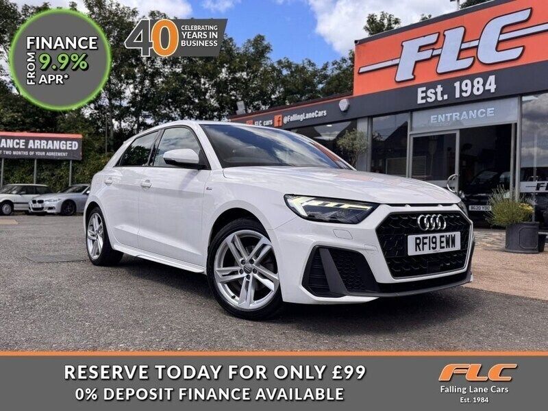White Used 2019 Audi A1 Sportback S-Line Hatchback | £14,399 (Fair price) - Image 1/4
