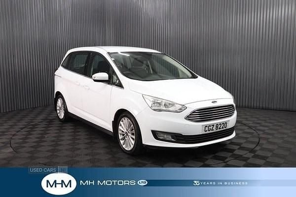 White Used 2016 Ford Grand C-Max Titanium MPV | £6,795 (Fair price) - Image 1/4