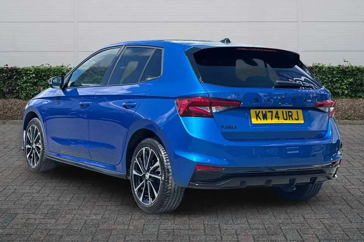 Used Skoda Fabia Monte Carlo 85 HP (62 kW) 2024 Race blue metallic Hatchback