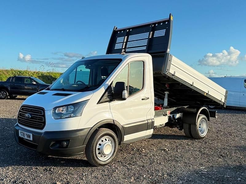 Used Ford Transit 130 HP (95 kW) 2018 White Cabriolet