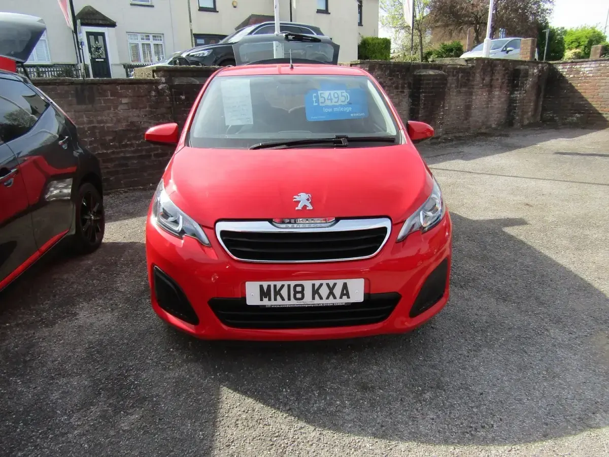 Used Peugeot 108 Active 2018 Red Hatchback