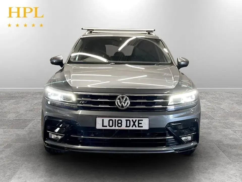 Begagnad VW Tiguan Allspace R-line 150 HK (110 kW) 2018 Grå SUV
