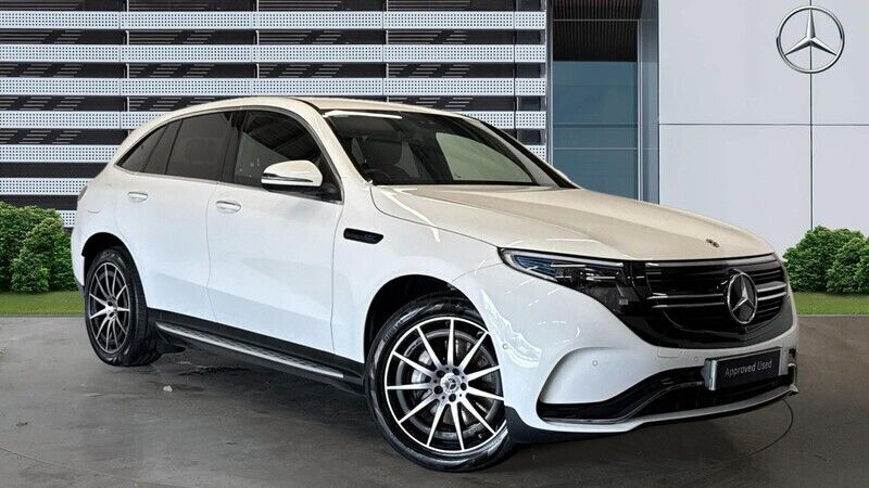 White Used 2020 Mercedes EQC400 AMG line SUV | £23,476 (Fair price) - Image 1/4