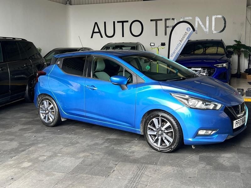 Used Nissan Micra N-Connecta 2017 Blue Hatchback