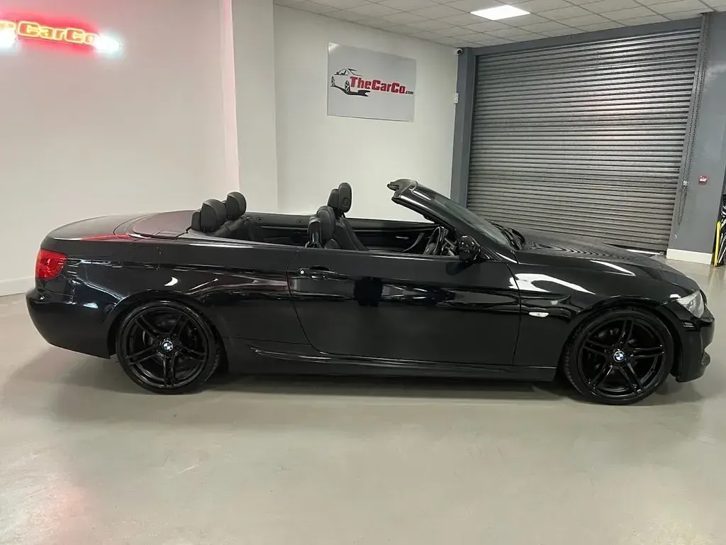 Used BMW 320 Cabriolet Sport Line 2012 Black Cabriolet
