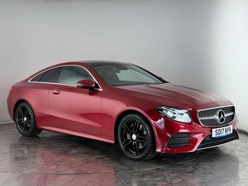 Red Used 2017 Mercedes E220 AMG Line Premium Coupe | £20,900 (Fair price) - Image 1/3