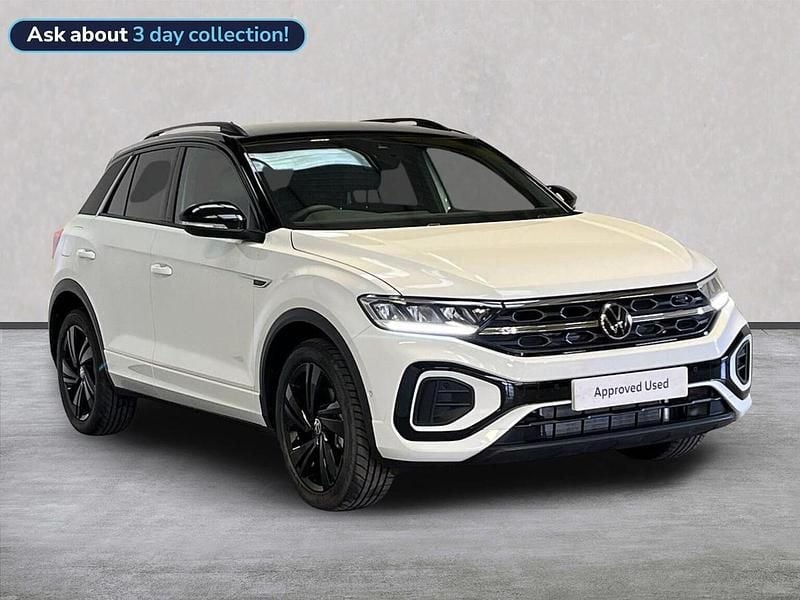 White New 2025 VW T-Roc R-line SUV | £29,569 (Super price) - Image 1/4