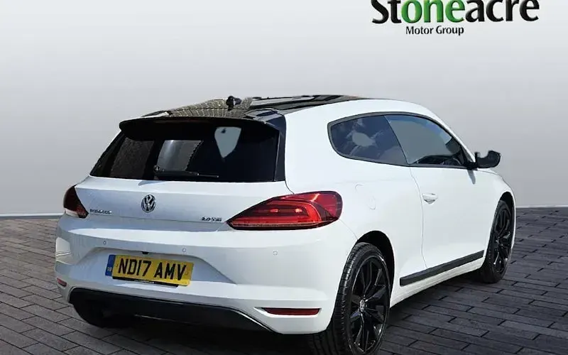 Used VW Scirocco Black Edition 179 HP (131 kW) 2017 White Coupe