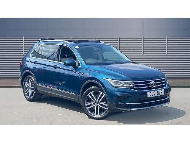 Blue Used 2021 VW Tiguan Elegance SUV | £29,103 (A bit pricey) - Image 1/4