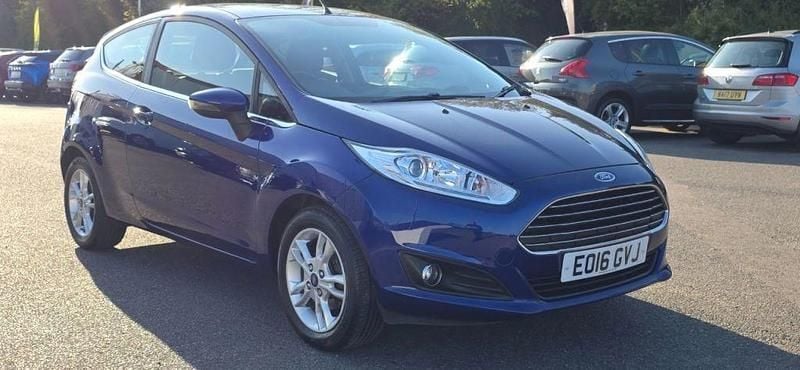 Usado Ford Fiesta Zetec 2016 Azul Citadino