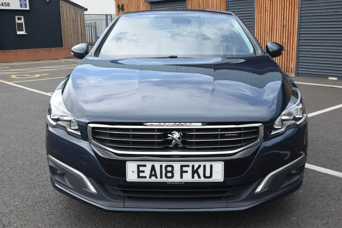 Used Peugeot 508 GT-line 150 HP (110 kW) 2018 Blue Sedan