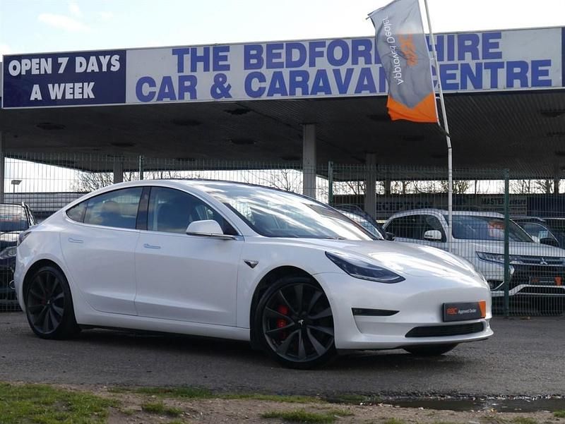 White Used 2019 Tesla Model 3 Performance Sedan | £16,995 (Fair price) - Image 1/4