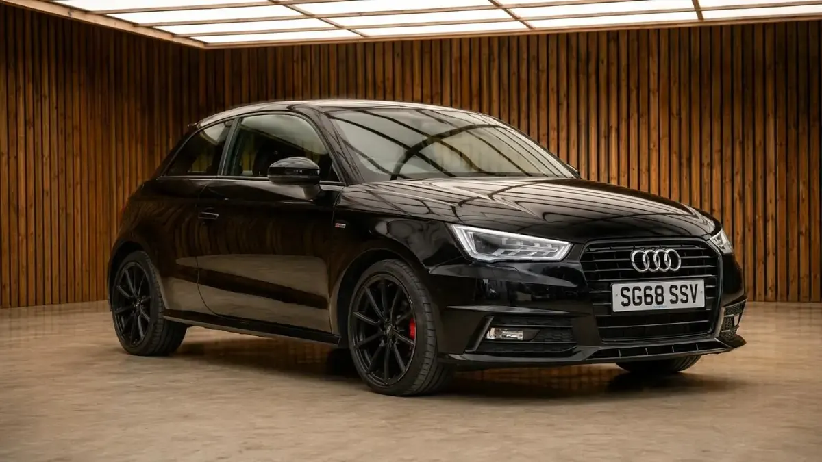 Used Audi A1 S-Line 95 HP (69 kW) 2018 Black Hatchback