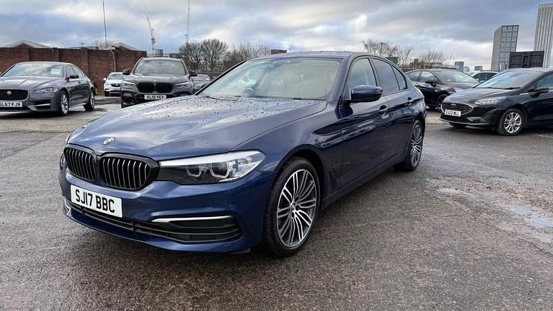 Used BMW 520 2017 Blue Sedan