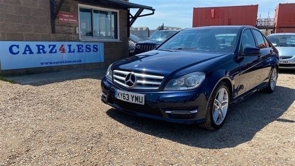 Blue Used 2013 Mercedes C220 Sport Sedan | £8,990 (Fair price) - Image 1/1