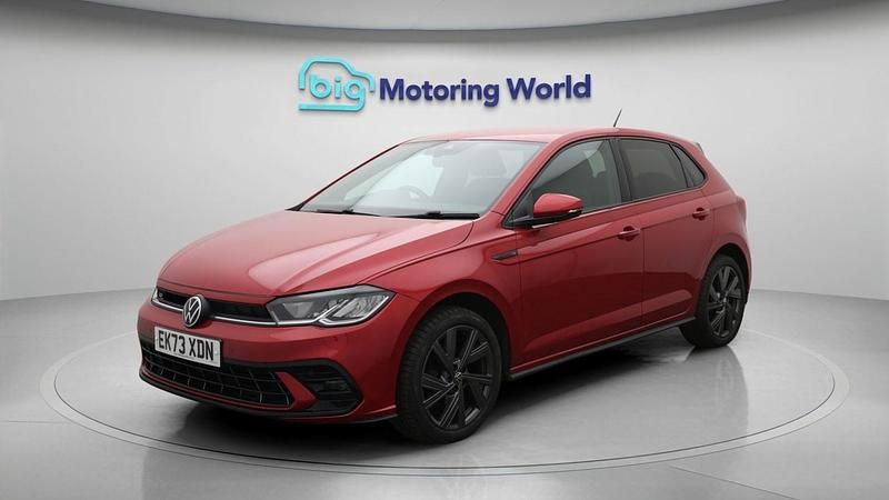 Used VW Polo R-line 94 HP (69 kW) 2023 Red Hatchback