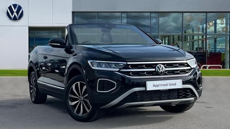 Black Used 2025 VW T-Roc Cabriolet Style Cabriolet | £29,471 (Fair price) - Image 1/4