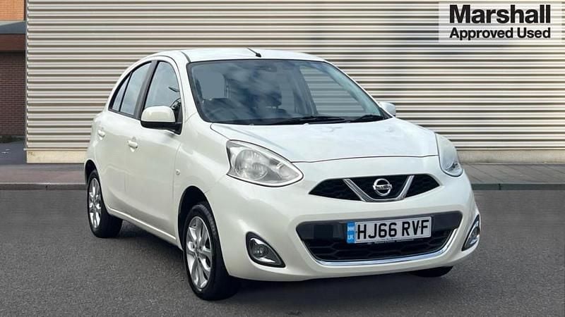 White Used 2016 Nissan Micra Acenta Hatchback | £5,240 - Image 1/4