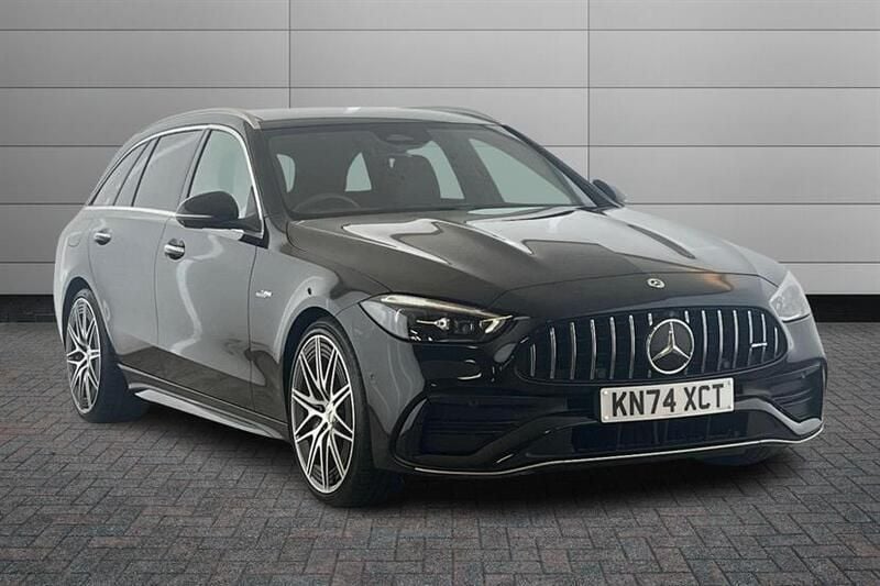 Black Used 2024 Mercedes C43 AMG Premium Plus Estate | £51,295 (Fair price) - Image 1/4