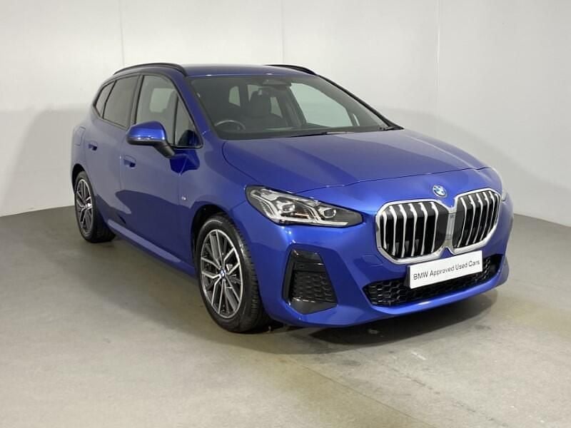 Blue Used 2022 BMW 218 Active Tourer M Sport MPV | £21,950 (Fair price) - Image 1/4