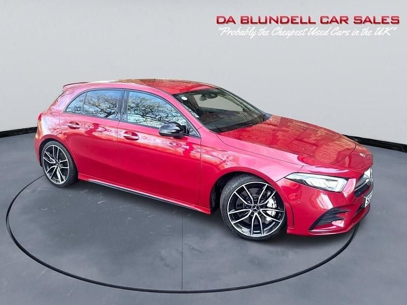Used Mercedes A35 AMG Premium 2022 Red Hatchback