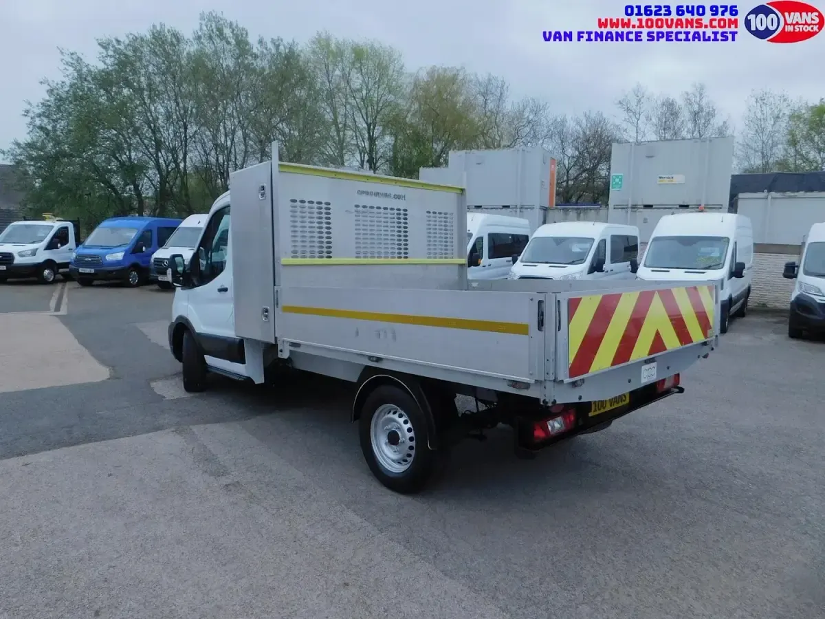 Used Ford Transit 130 HP (95 kW) 2021 White Cabriolet