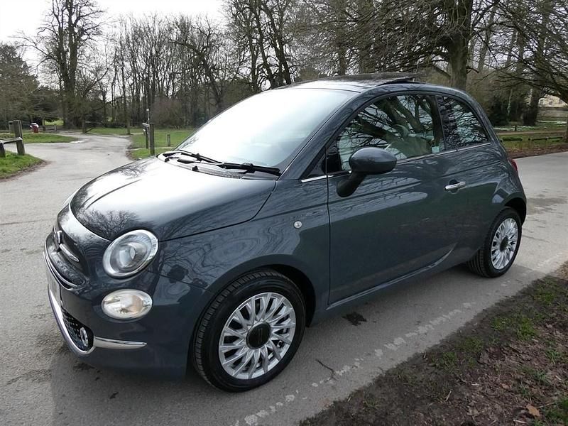 Used Fiat 500 Lounge 69 HP (50 kW) 2018 Grey Hatchback
