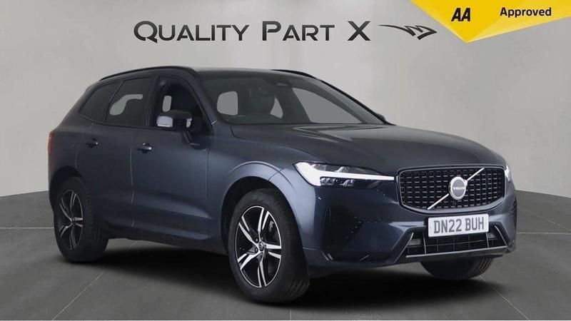 Blue Used 2022 Volvo XC60 R-Design SUV | £25,395 (Fair price) - Image 1/3