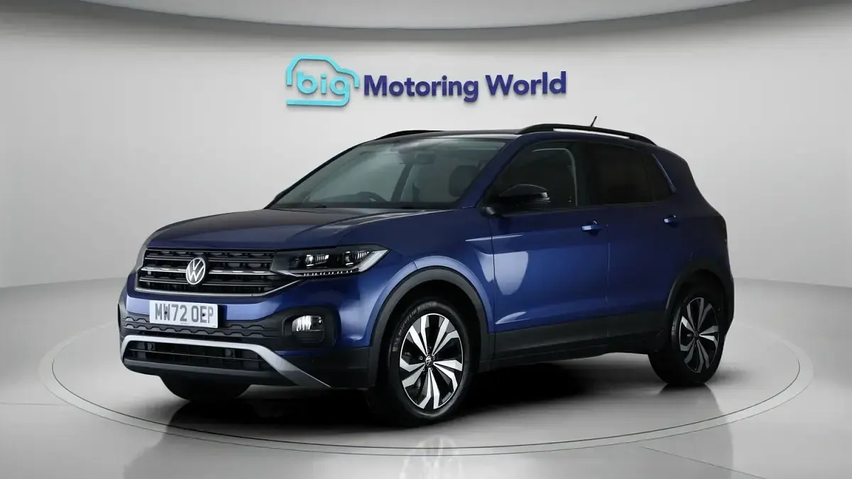Used VW T-Cross Black Edition 110 HP (80 kW) 2022 Blue SUV