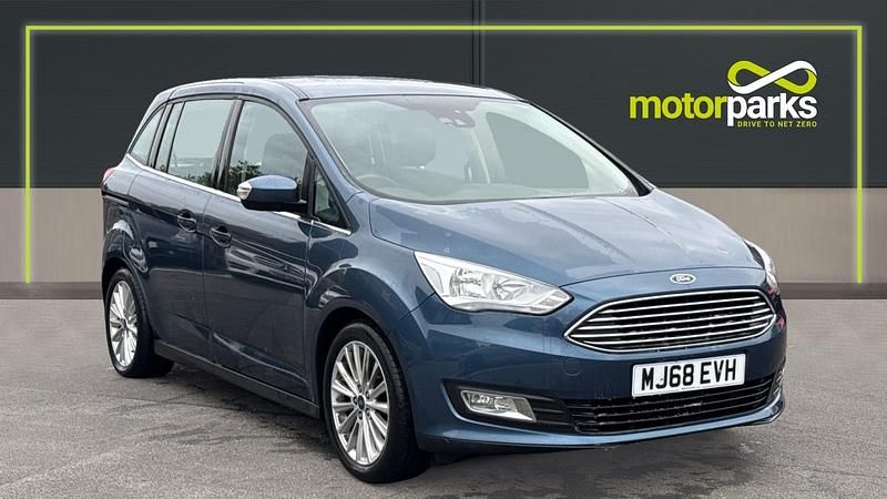 Chrome blue Used 2018 Ford Grand C-Max Titanium MPV | £9,950 (Fair price) - Image 1/4