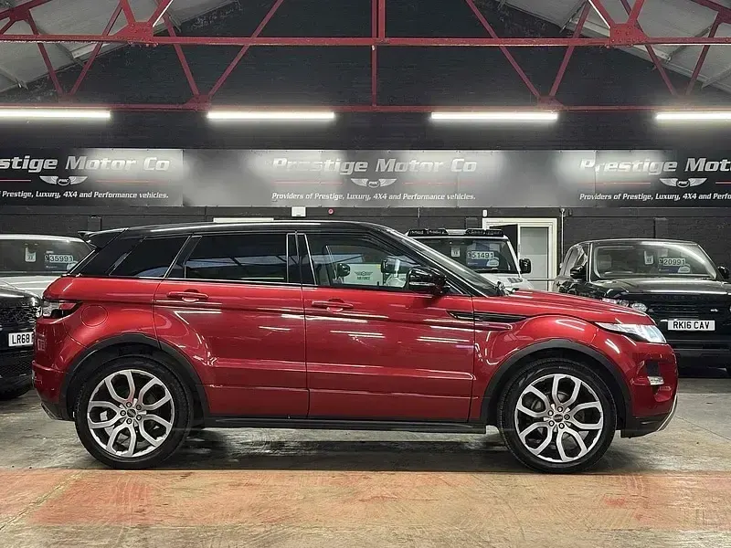 Used Land Rover Range Rover evoque Dynamic 190 HP (139 kW) 2012 Red SUV