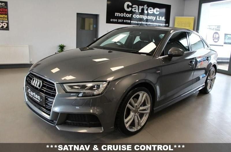 Used Audi A3 S-Line 116 HP (85 kW) 2019 Grey Sedan