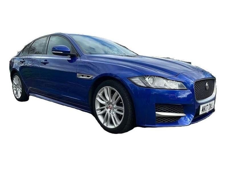 Used Jaguar XF R-Sport 180 HP (132 kW) 2017 Blue Sedan