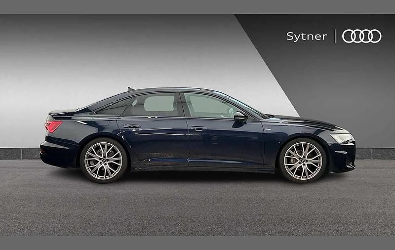 Used Audi A6 Black Edition 200 HP (147 kW) 2020 Blue Sedan