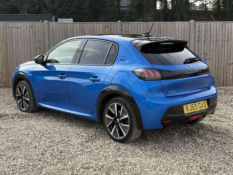 Used Peugeot e-208 GTi 100 kW (136 HP) 2020 Blue Hatchback
