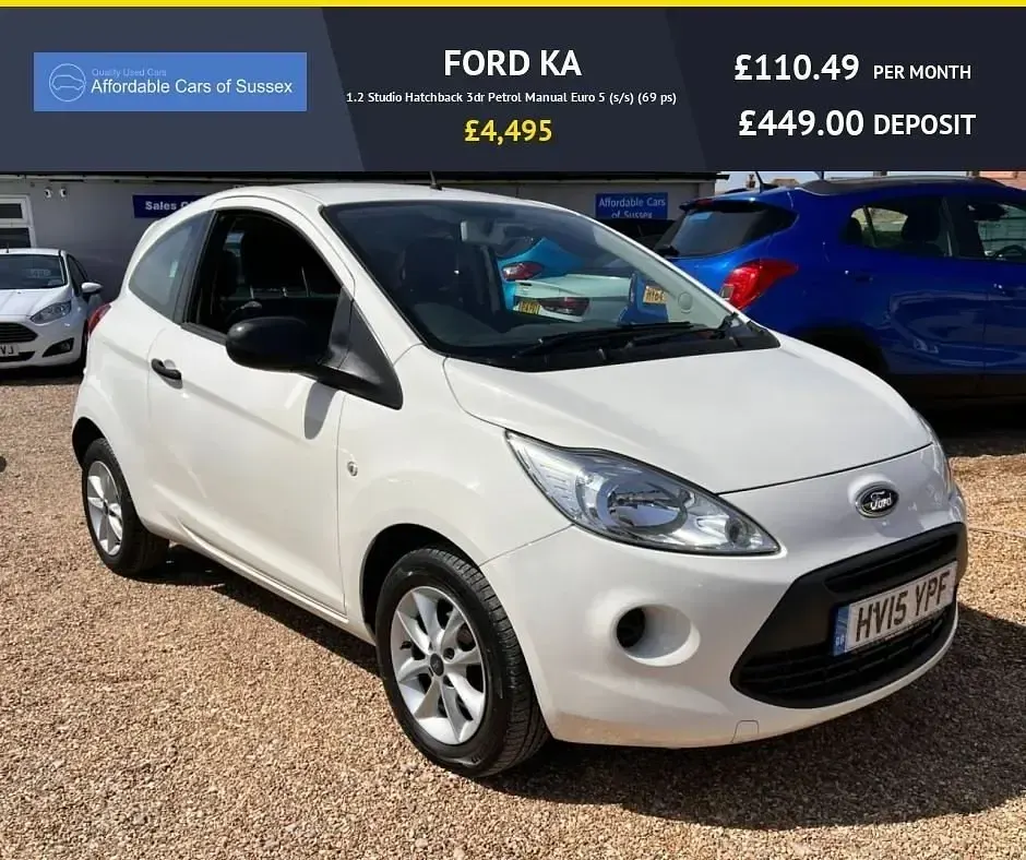 Używany Ford Ka Studio 69 KM (50 kW) 2015 Biały Hatchback