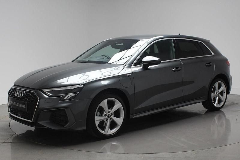 Grey Used 2024 Audi A3 Sportback e-tron S-Line Sedan | £24,424 (Fair price) - Image 1/3