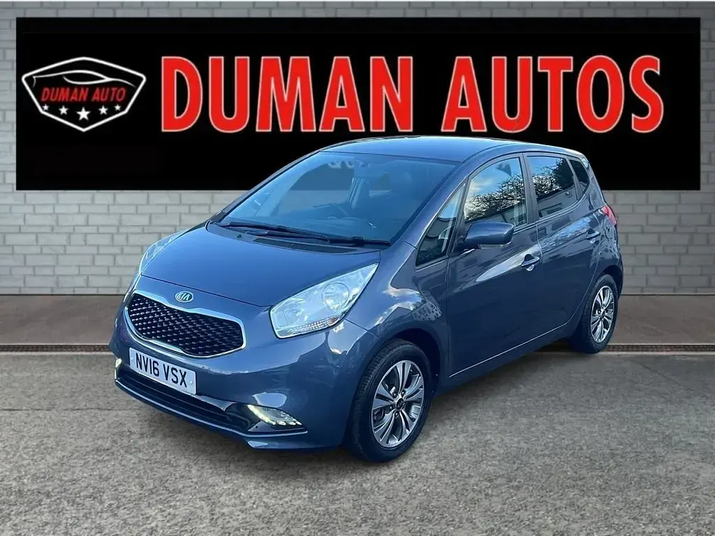 Used Kia Venga 123 HP (90 kW) 2016 Blue Hatchback