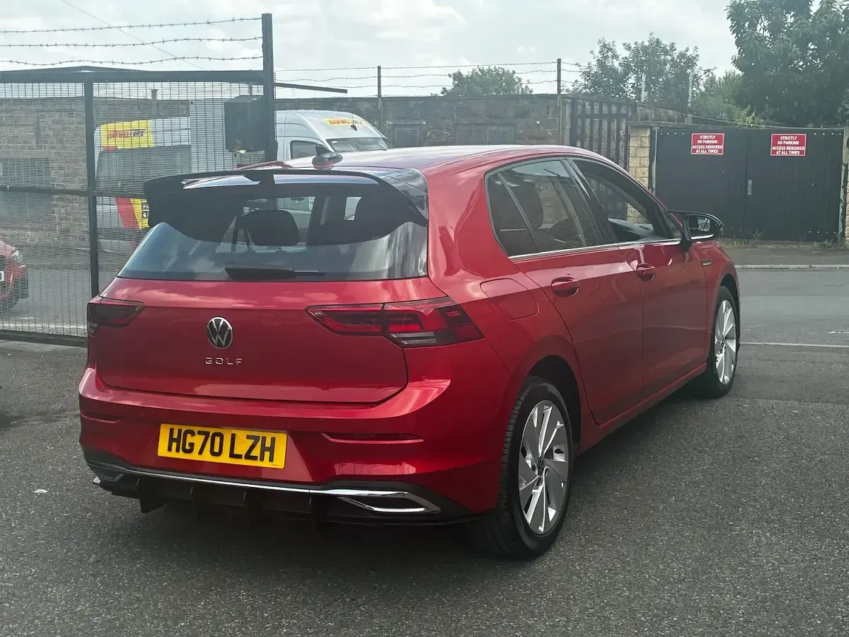 Used VW Golf VII Style 150 HP (110 kW) 2021 Red Hatchback