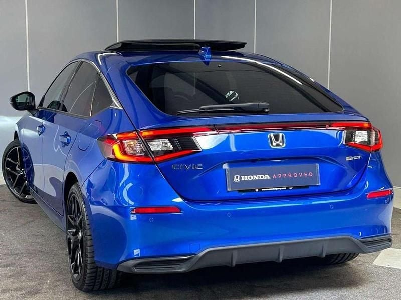 Used Honda Civic Advance 182 HP (133 kW) 2024 Blue Hatchback