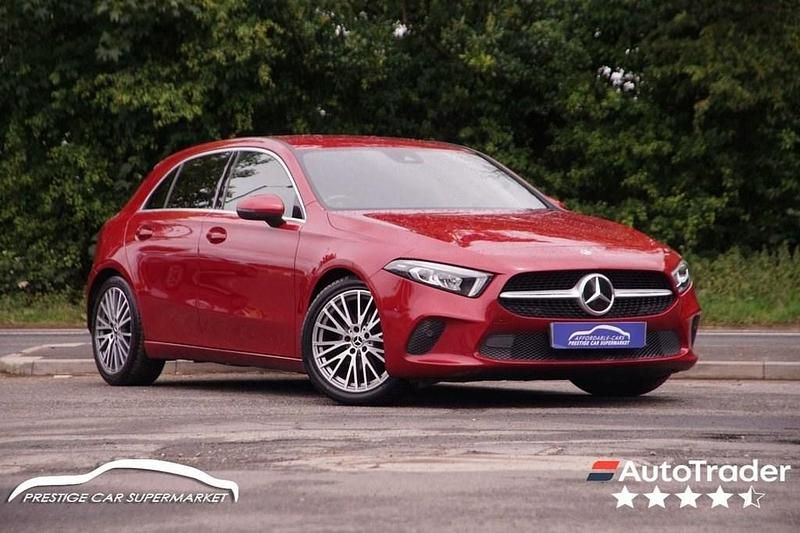 Red Used 2022 Mercedes A180 Executive Hatchback | £18,399 (Fair price) - Image 1/4