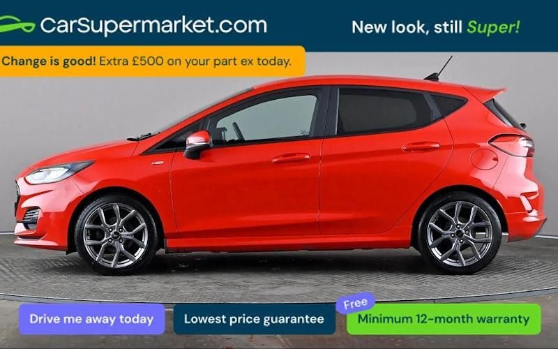 Used Ford Fiesta ST-Line 101 HP (74 kW) 2022 Red Hatchback