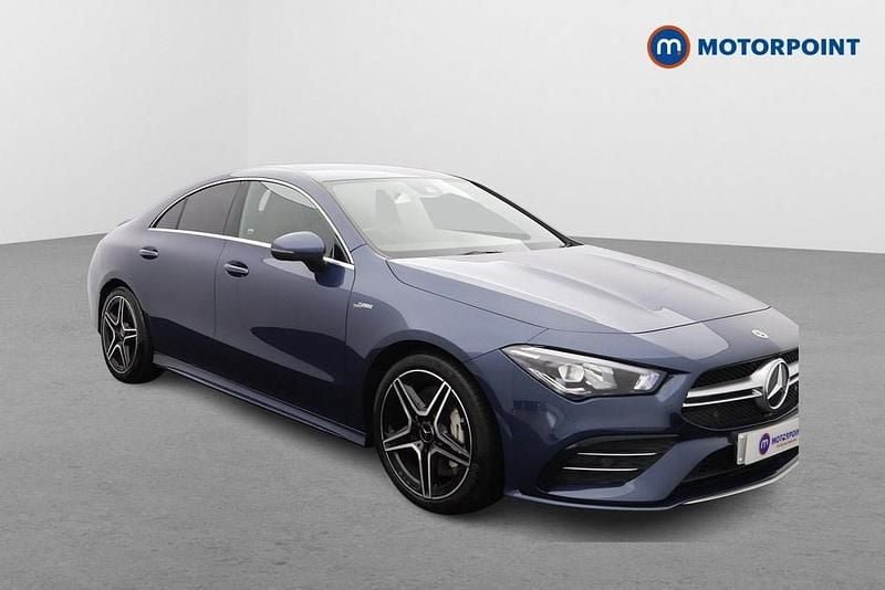 Blue Used 2019 Mercedes CLA35 AMG Coupe | £24,049 (Good price) - Image 1/4