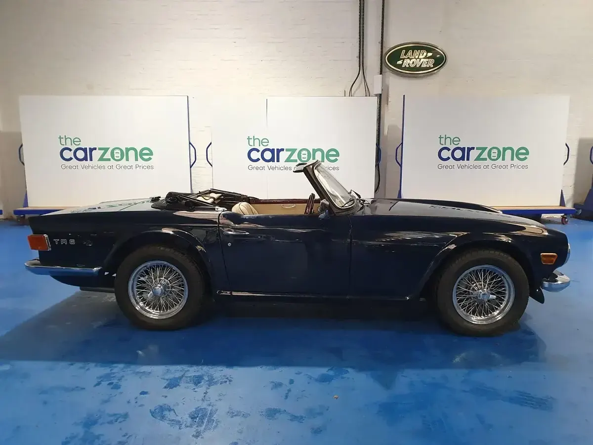 Used Triumph TR6 1974 Blue Cabriolet