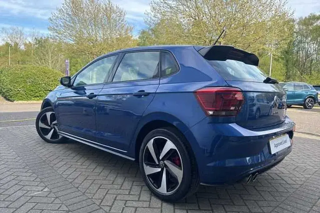 Used VW Polo GTI 207 HP (152 kW) 2021 Blue Hatchback