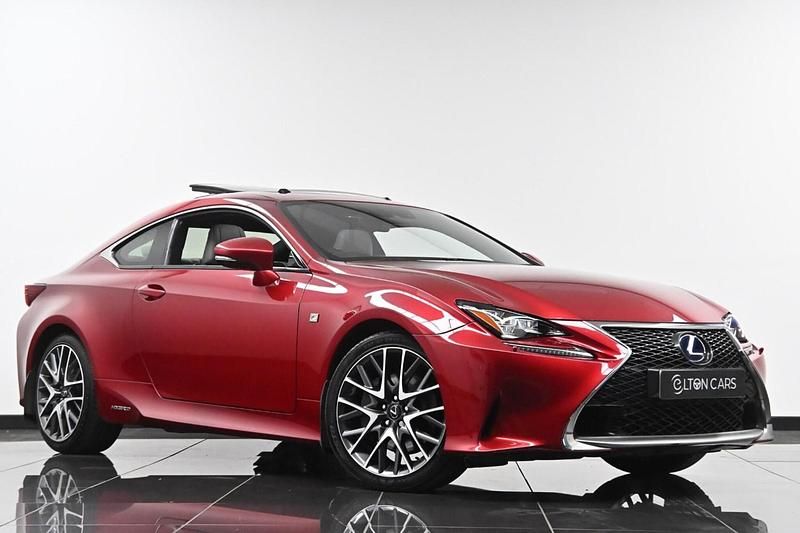 Used Lexus RC300h Sport Line 2018 Red Coupe