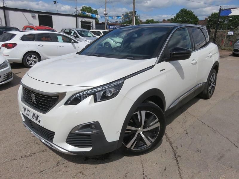 White Used 2017 Peugeot 3008 GT-line Hatchback | £9,990 (Fair price) - Image 1/4