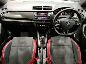 Used Skoda Fabia Monte Carlo 110 HP (80 kW) 2018 White Estate