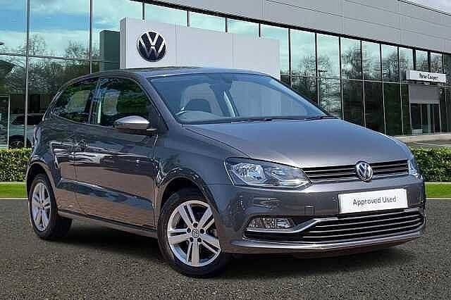 Grey Used 2017 VW Polo Edition Hatchback | £9,991 (Good price) - Image 1/4